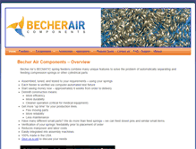 Tablet Screenshot of becherair.com